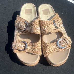 Dolce Vita
Women's Ralli Buckled Stitch Footbed Sandals
Size 9